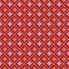 Геометрический узор /Seamless red geometric background