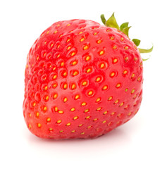 Strawberry isolated on white background closeup