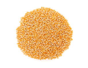 Bunch of corn grains.