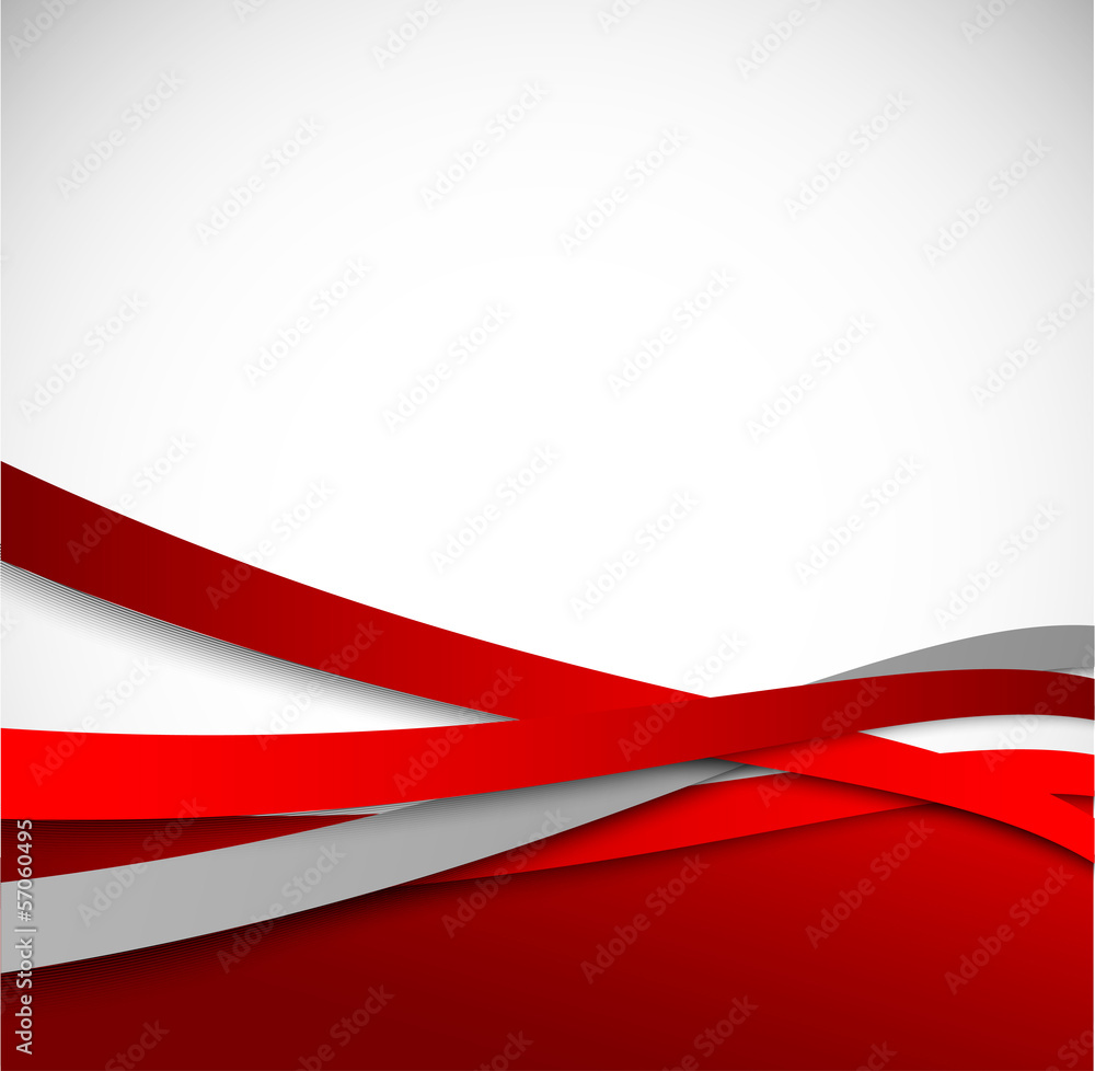 Poster abstract red background