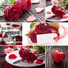 Valentinstag Collage