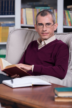 Handsome successful lawyer portrait