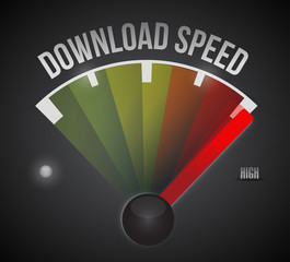 download speed level measure meter