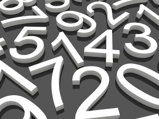 Background of numbers.