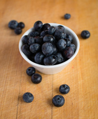 fresh blueberries