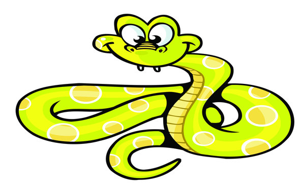 snake cute cartoon