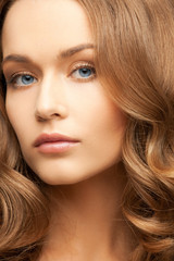 Fototapeta premium beautiful woman with long hair