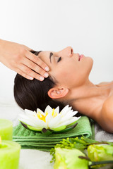 Woman In Spa Saloon