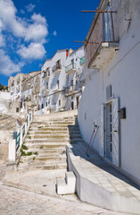 Alleyway. Monte Sant'Angelo. Puglia. Italy.