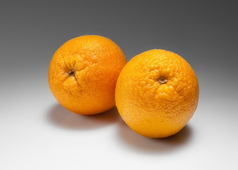 Fresh orange on white gradient background