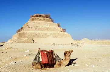 Fotobehang Step Pyramid Of Djoser In Saqqara, Egypt © Ignatius Tan