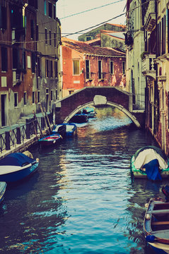 Venice, Italy retro look