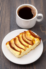 Pie made with fresh pears