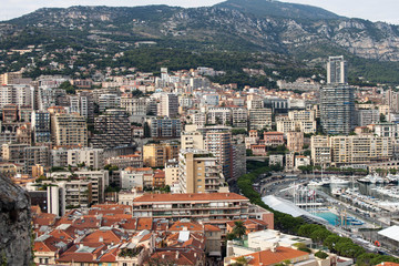 Fototapeta na wymiar Monaco city life