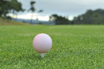 golf hole close up for eagle