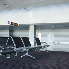 Interior of the airport.