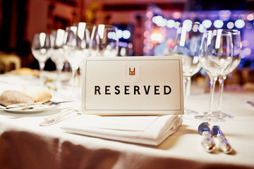 Reserved sign - 57079415