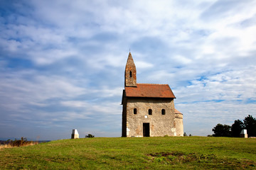 Fototapeta premium Church on the hill