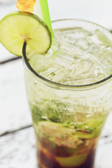 Mochito with lime d