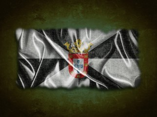 Vintage Ceuta flag.