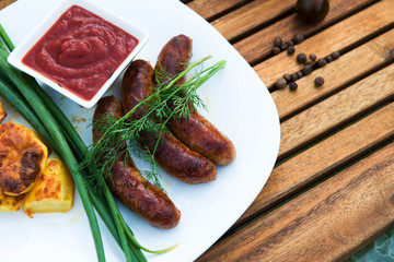 meat sausages