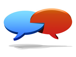 Kommunikation Sprechblasen 1