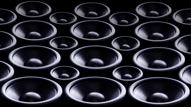 Speakers abstract background