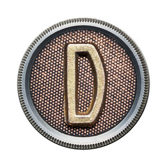 Button alphabet