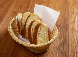sliced ciabatta bread