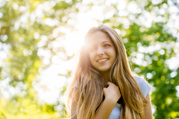 Fototapeta premium Teen girl portrait