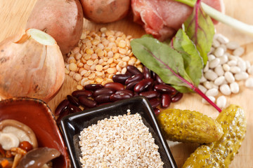 ingredients for traditional dish