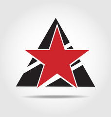 Original mountain guide business icon