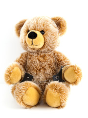 Teddybär mit Handschellen