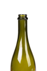 Empty bottle of olive oil