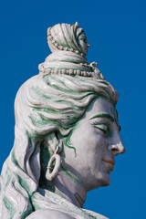 Shiva statue in Rishikesh, India