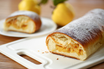 strudel with quince