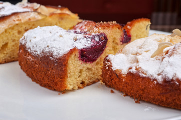 pie with apple, pear and plum