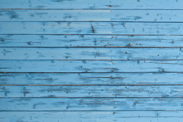 part of weathered blue boards