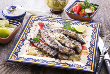 portuguese grilled sardines