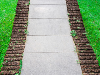Obraz premium Walkway in the park