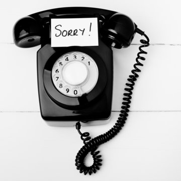 Poor customer service concept