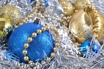 Varicolored Christmas decorations