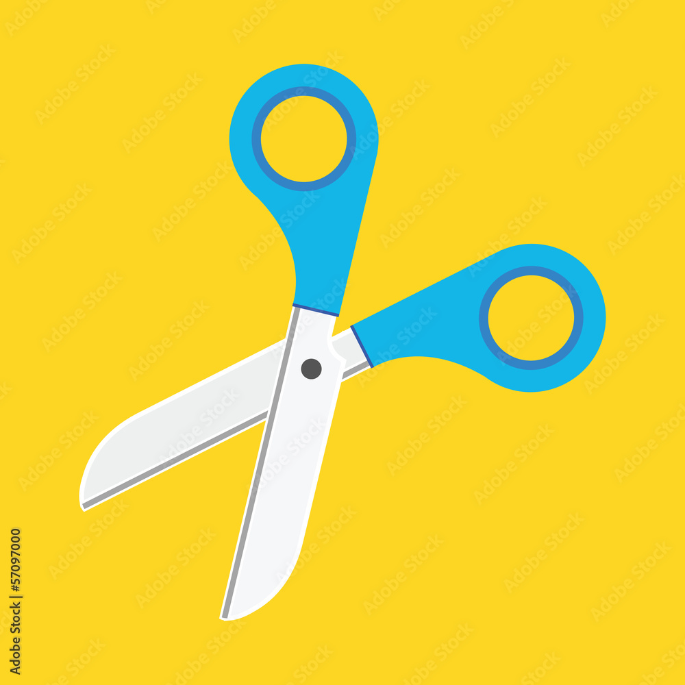 Poster Vector Scissors Icon