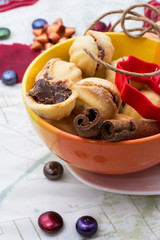 home-baked flour dessert