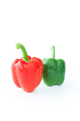 bell pepper on white background
