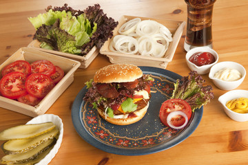 made hamburger itself