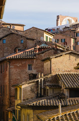 Fototapeta na wymiar Siena - Toskania - Włochy