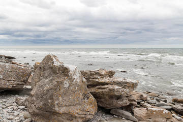 Rocky coast of Gotland, Sweden