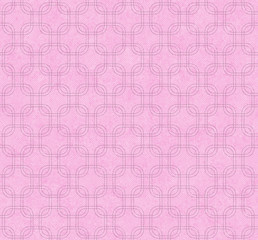 Pink Interlaced Squares Textured Fabric Background