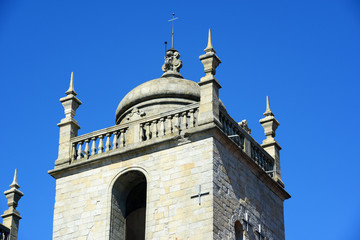 Porto Cathedral (Sé) tower, Porto, Portugal